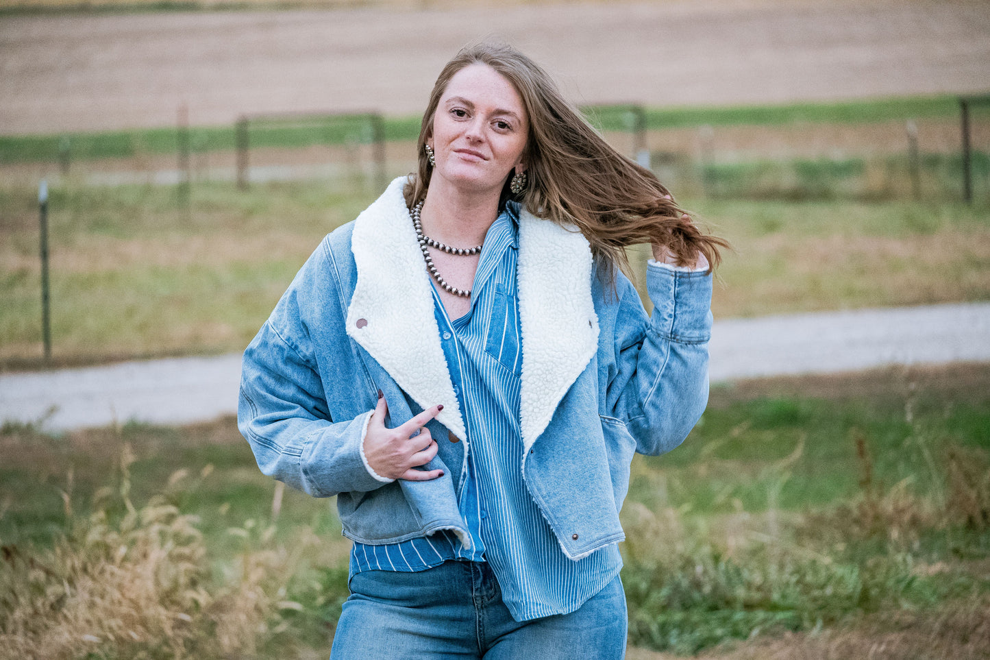 Sherpa Lined Denim Jacket