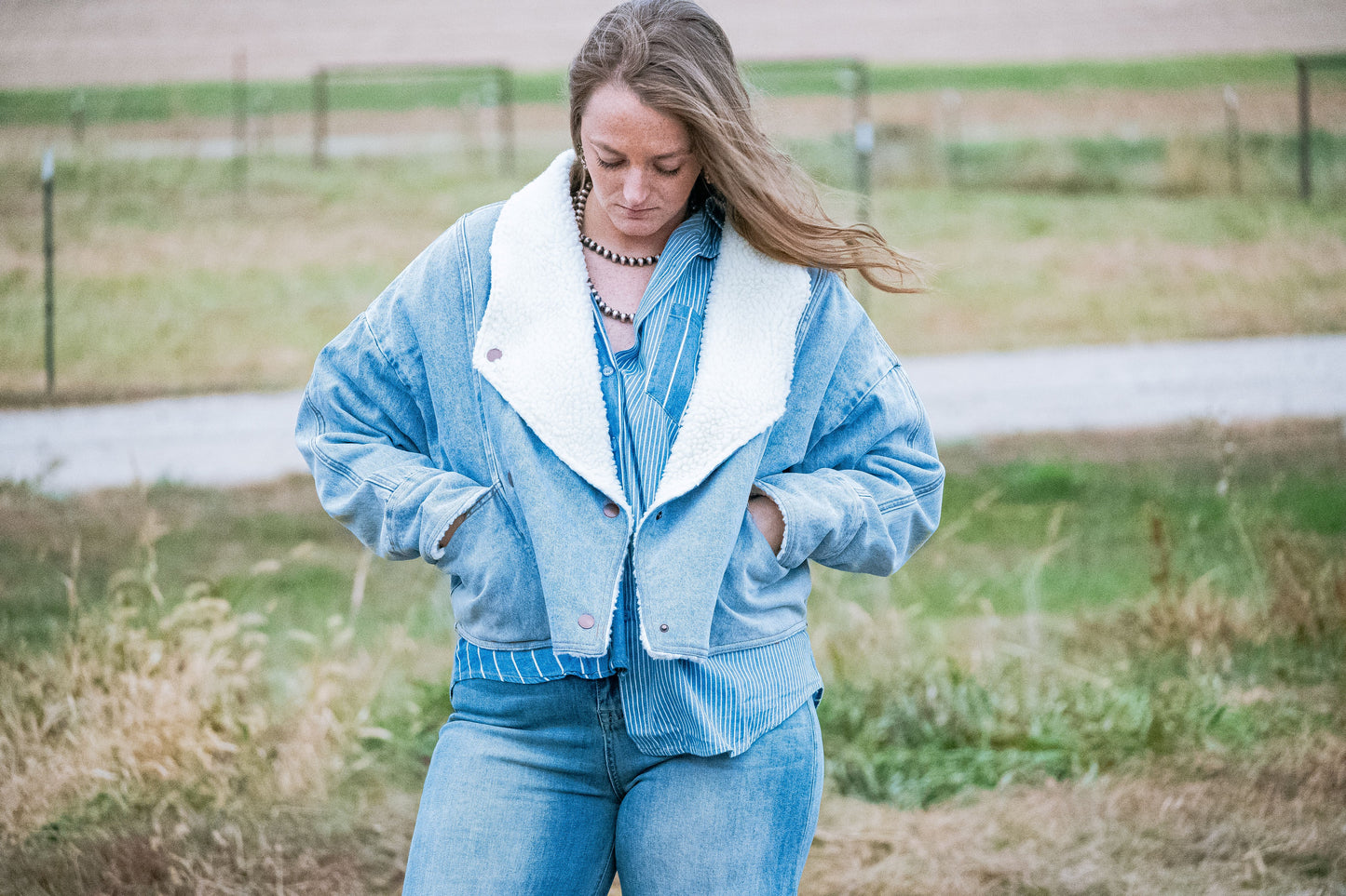 Sherpa Lined Denim Jacket