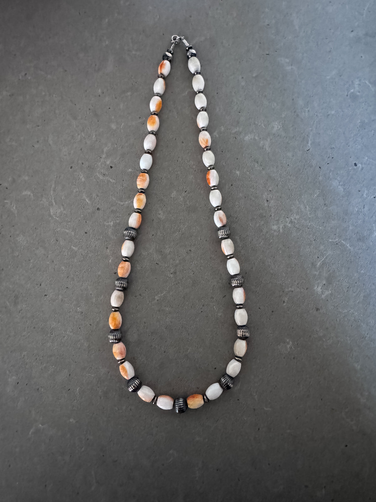 23” Orange spiny and Silver