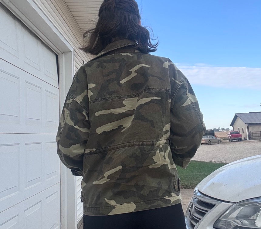 Camo Denim Jacket
