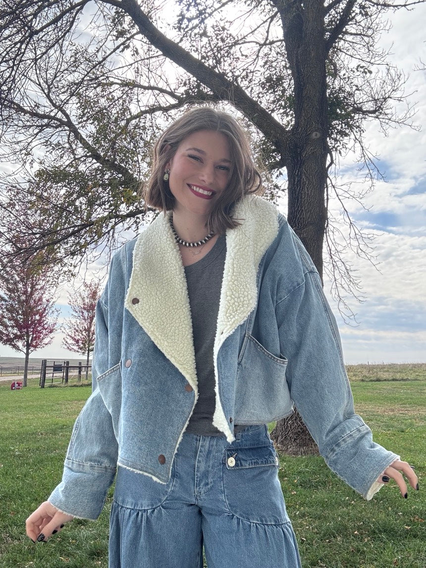Sherpa Lined Denim Jacket