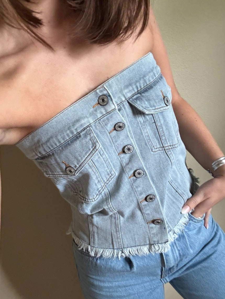 Denim Top