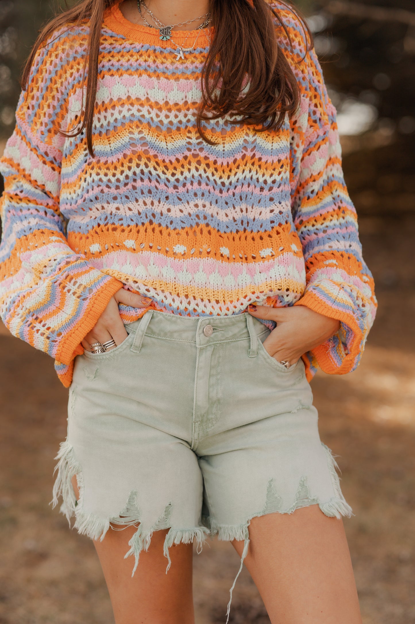 High Rise side slit Short