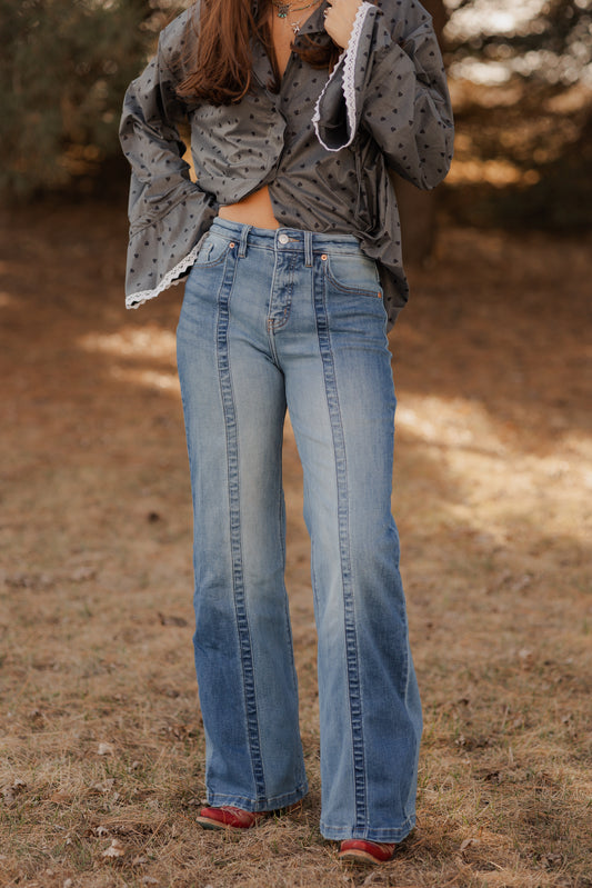 Light 2 Tone Tummy Control Flare