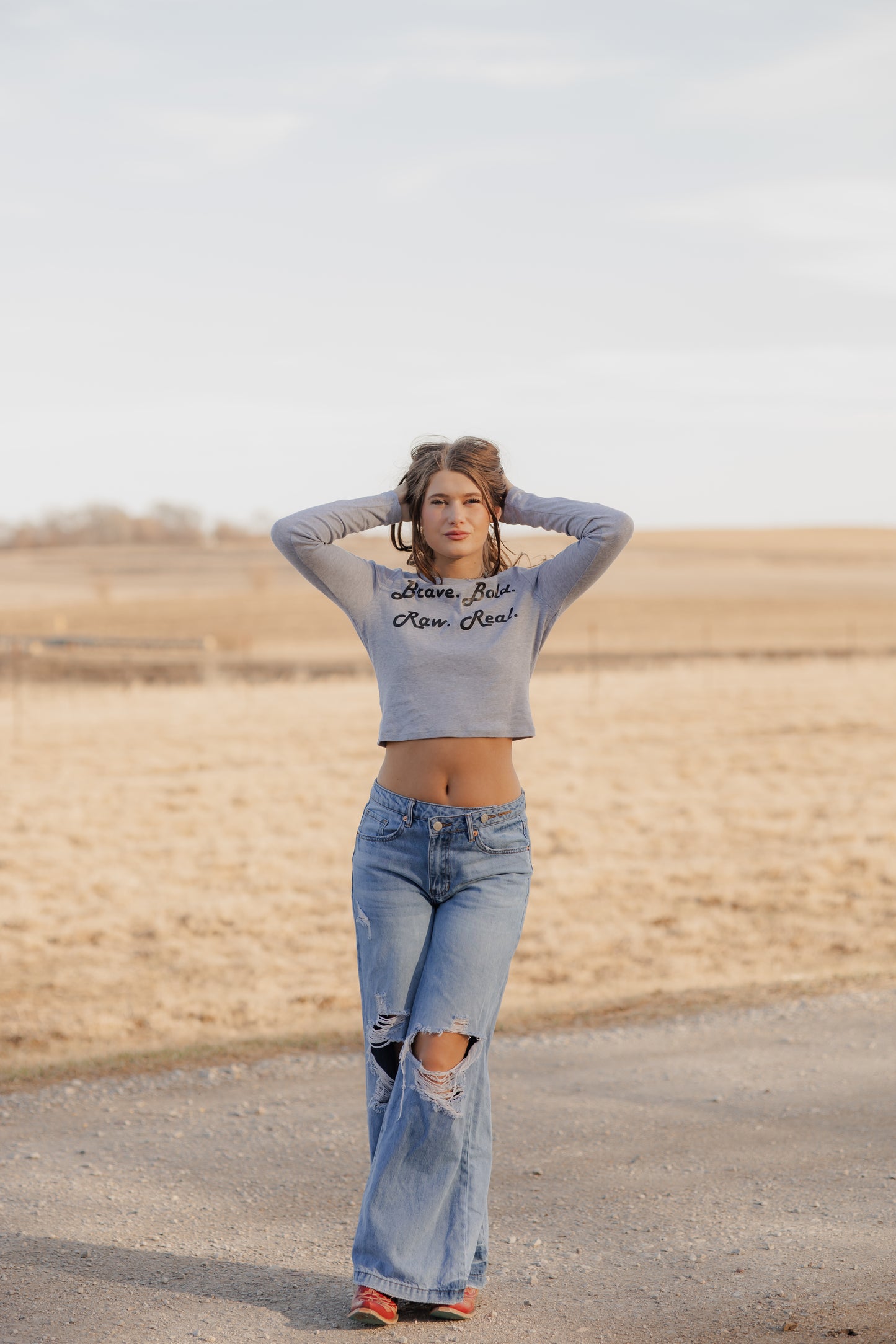 Mantra- Grey Long Sleeve