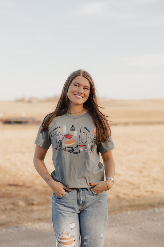 The Show Barn- Blue Storm Tee