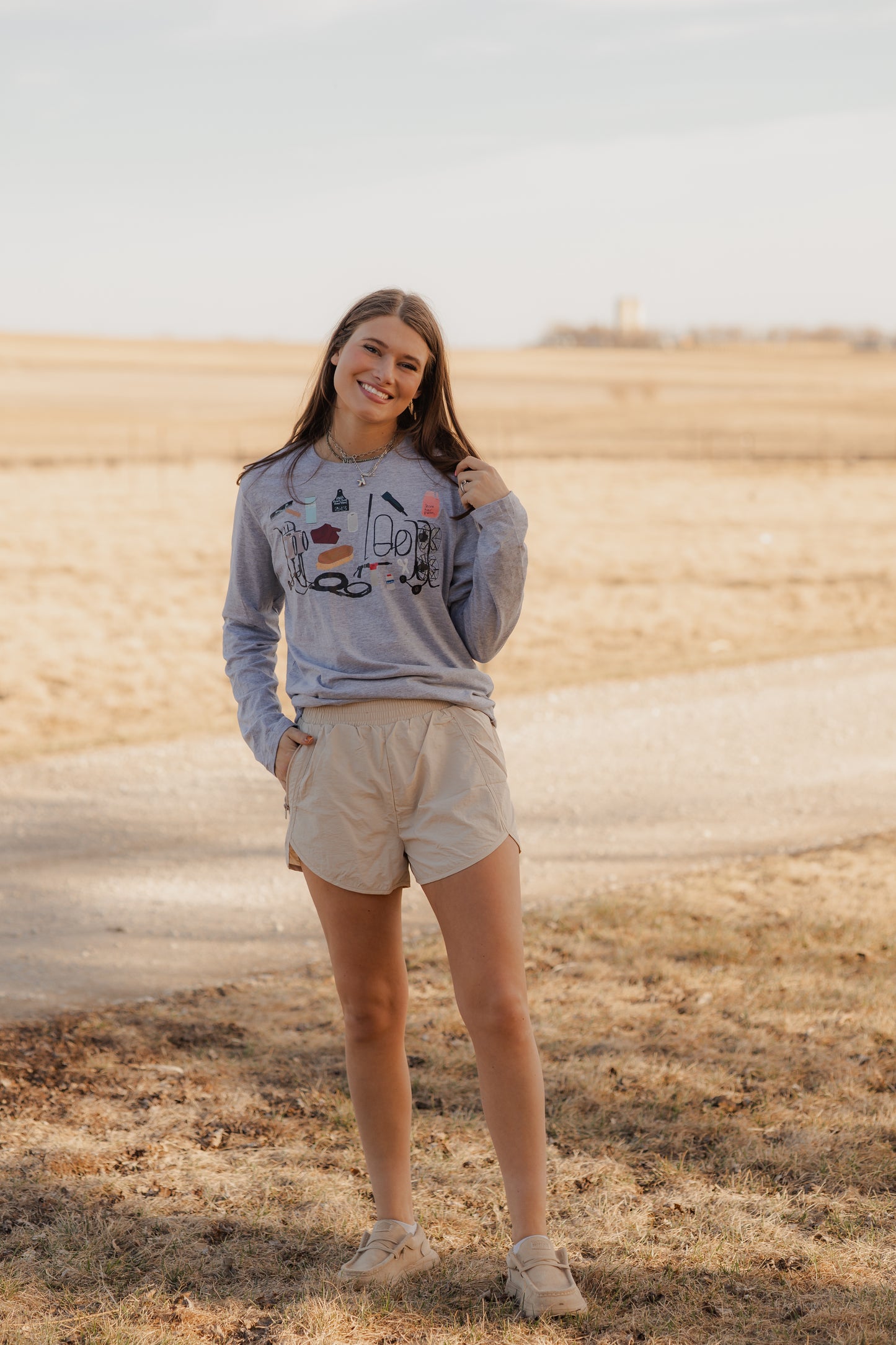 Windbreaker Athletic Shorts w/ Zipper Pocket