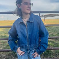 Crop Denim Jacket